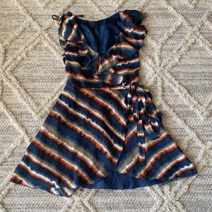 ark & co. Watercolor Wrap Dress (Medium)